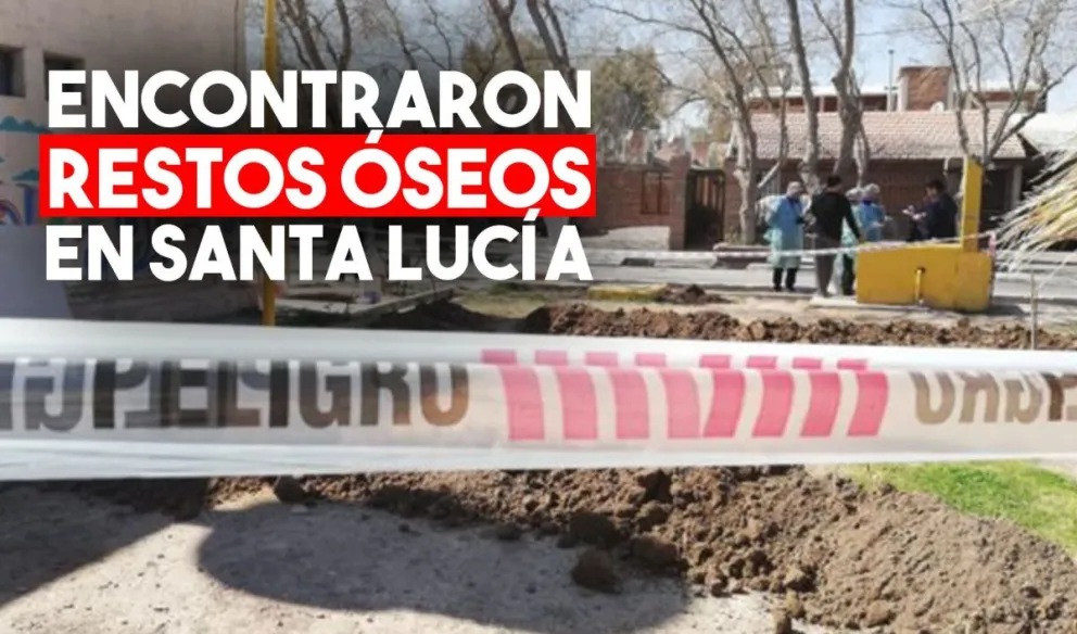 Encontraron restos humanos en la plaza de un jardín de infantes