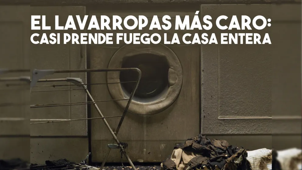 Un cortocircuito en el lavarropas generó un gran incendio en Rivadavia