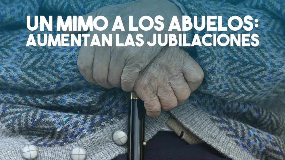 Las jubilaciones subirán 8,7% en diciembre