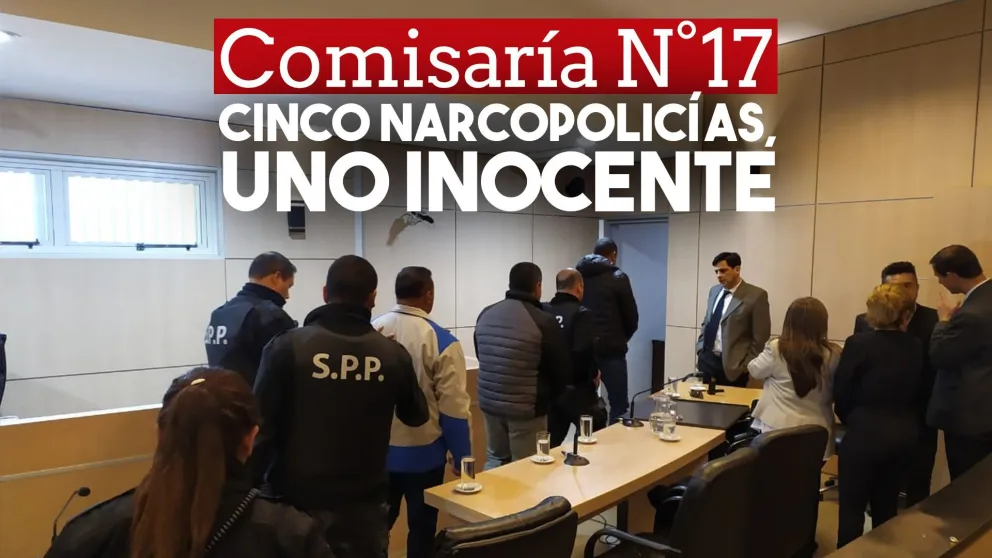 Narco-policías: cinco condenas y una absolución