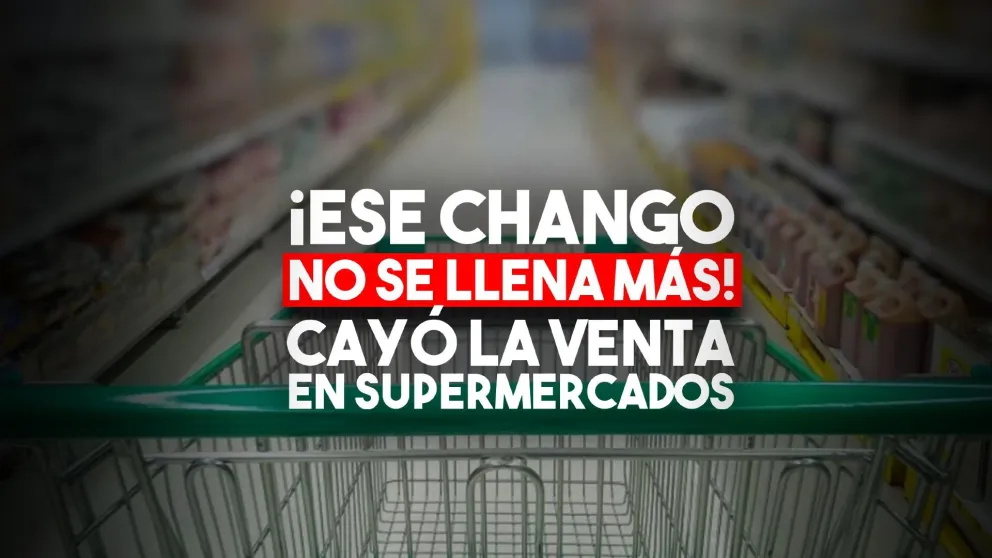 Ventas en súper y shopping acumularon 12 meses de caídas consecutivas