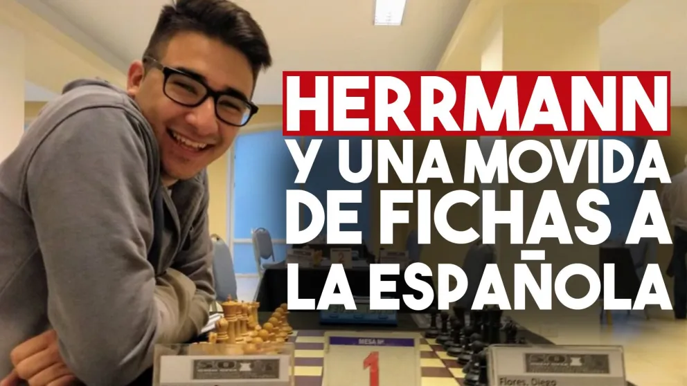 El ajedrecista Herrmann tuvo una gran actuación en España