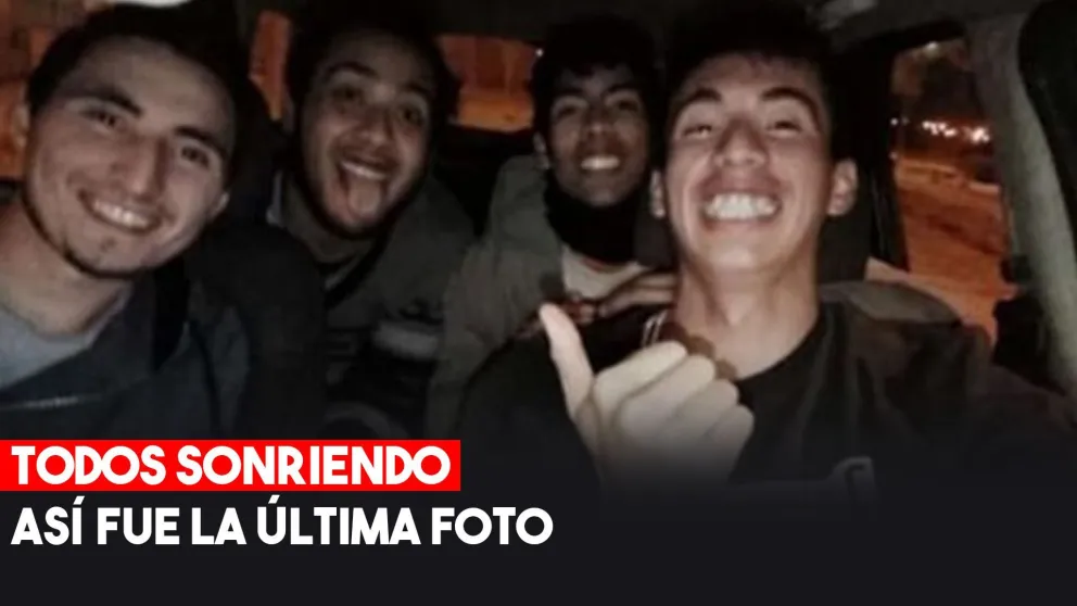 "Tercer tiempo": la última foto antes de la tragedia