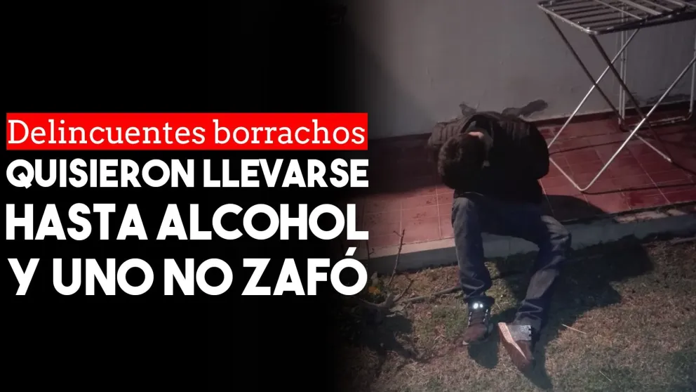Entró a robar a una casa y lo atraparon cuando intentaba huir