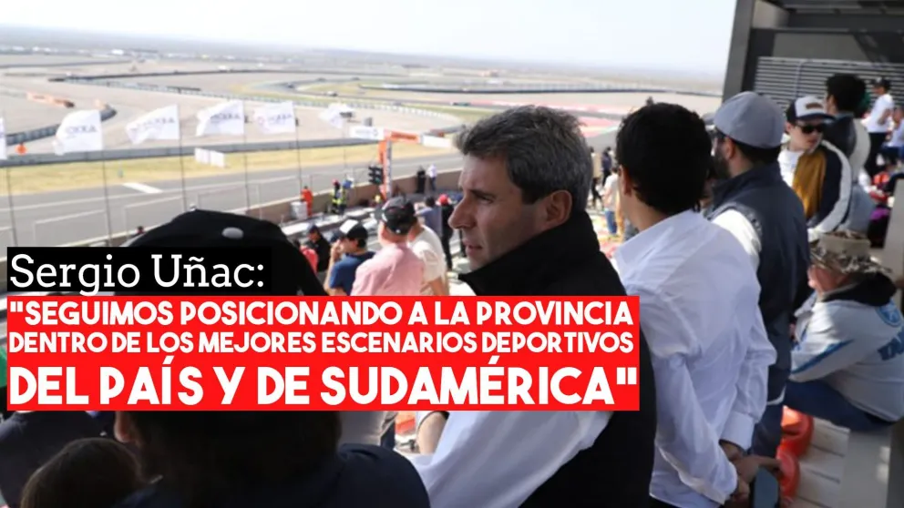 Sergio Uñac: "Seguimos posicionando a la provincia dentro de los mejores escenarios deportivos del país y de Sudamérica"