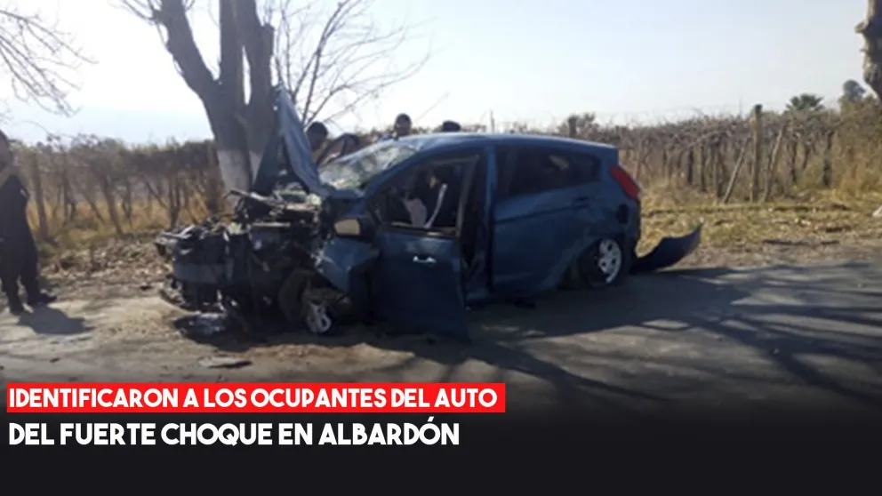Albardón: Identificaron a los cuatro ocupantes del auto