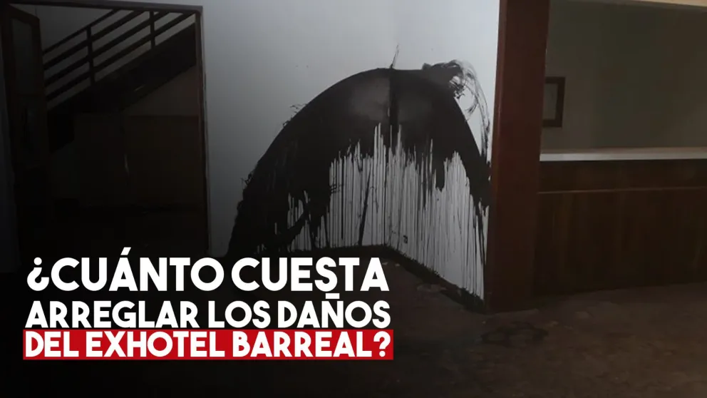 Con los daños producidos al exhotel Barreal se perdieron más de $300 mil