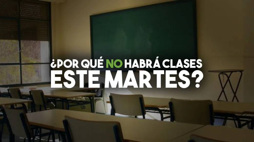 ¿Por qué los chicos no tendrán clases este martes?