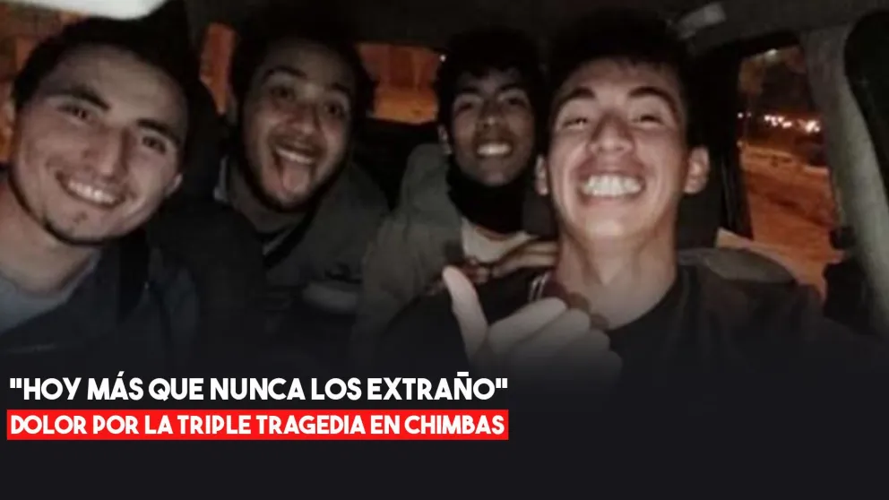 "Hoy más que nunca los extraño" el mensaje del amigo que se bajó del auto