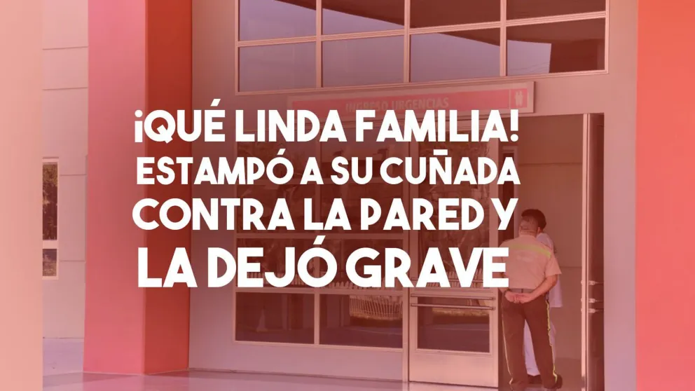 Su cuñada la tiró contra la pared y la dejó grave