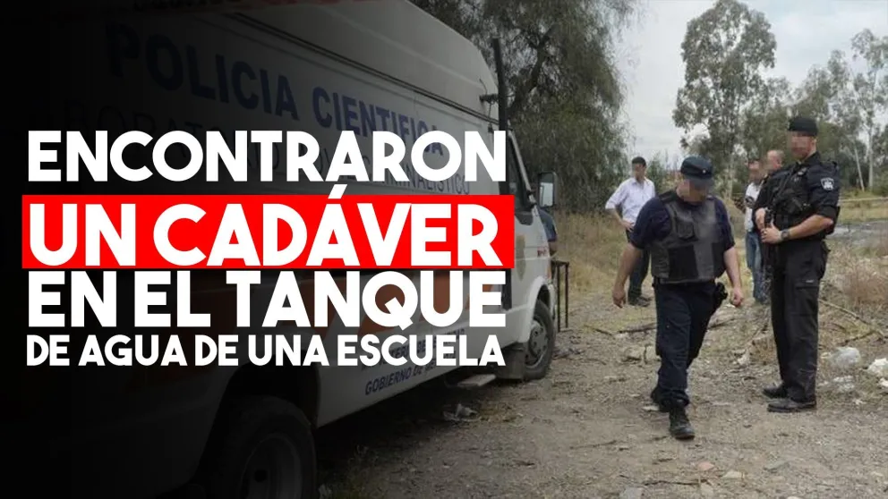 Suspendieron las clases en una escuela porque encontraron un cadáver en una sisterna