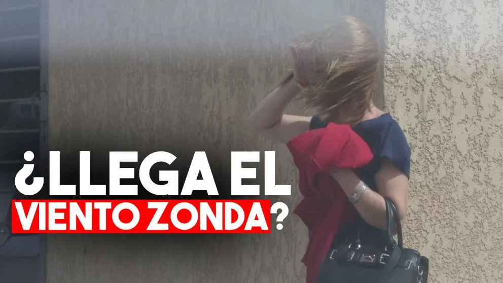 Alerta por viento Zonda