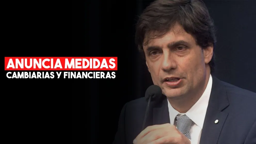 Lacunza anuncia las 18 medidas cambiarias y financieras