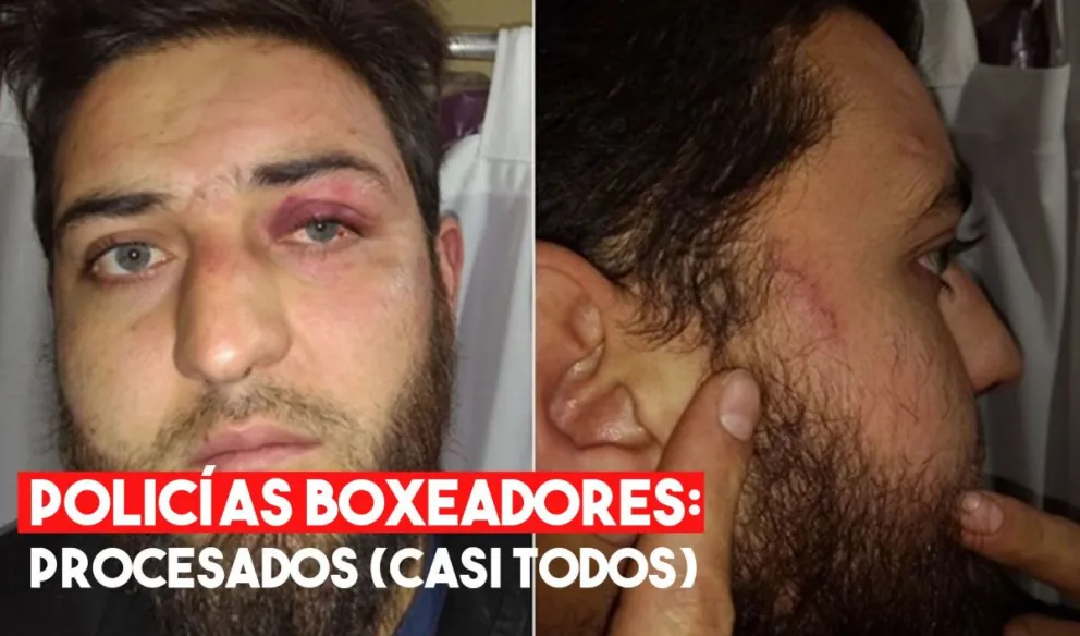 Policías golpeadores: salvo uno, el resto quedó procesado