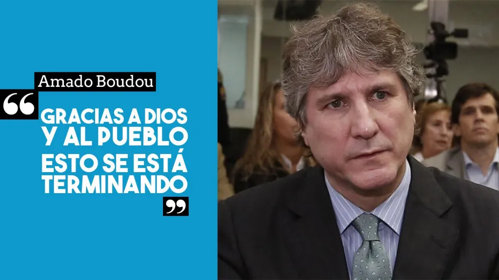 Boudou, antes de la sentencia: "Gracias a Dios y al pueblo, esto se está terminando"