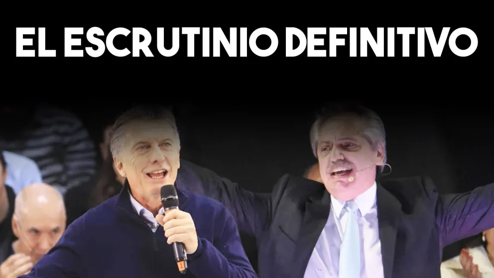 Así quedó la diferencia entre Macri y Fernández tras el escrutinio definitivo
