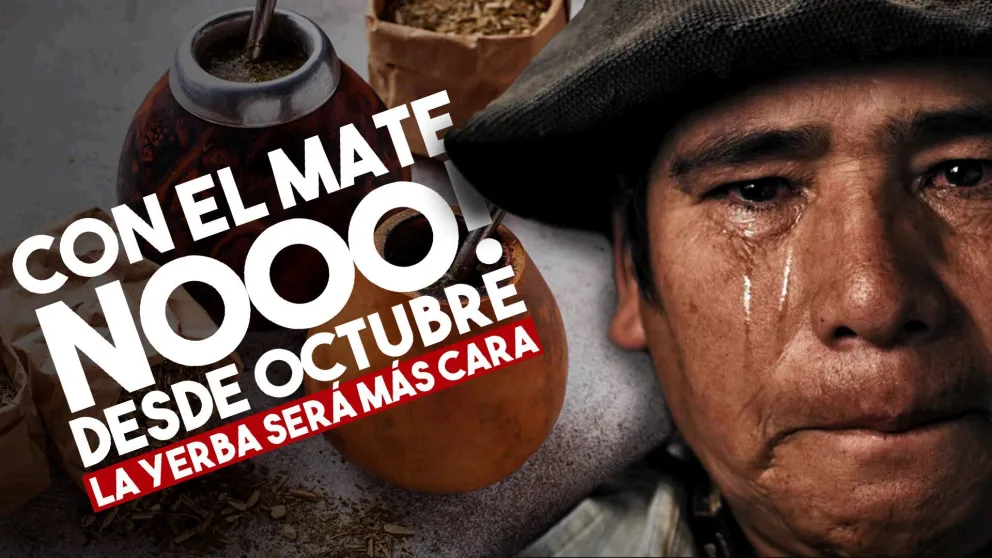 Desde octubre la yerba mate costará un 32% más cara