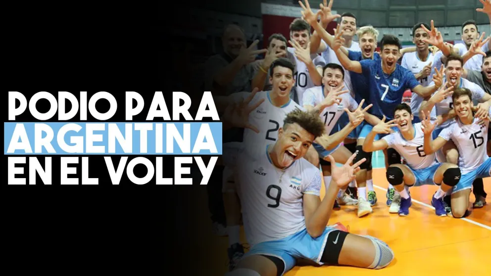 Argentina ganó la medalla de bronce en el Mundial U19 de vóley