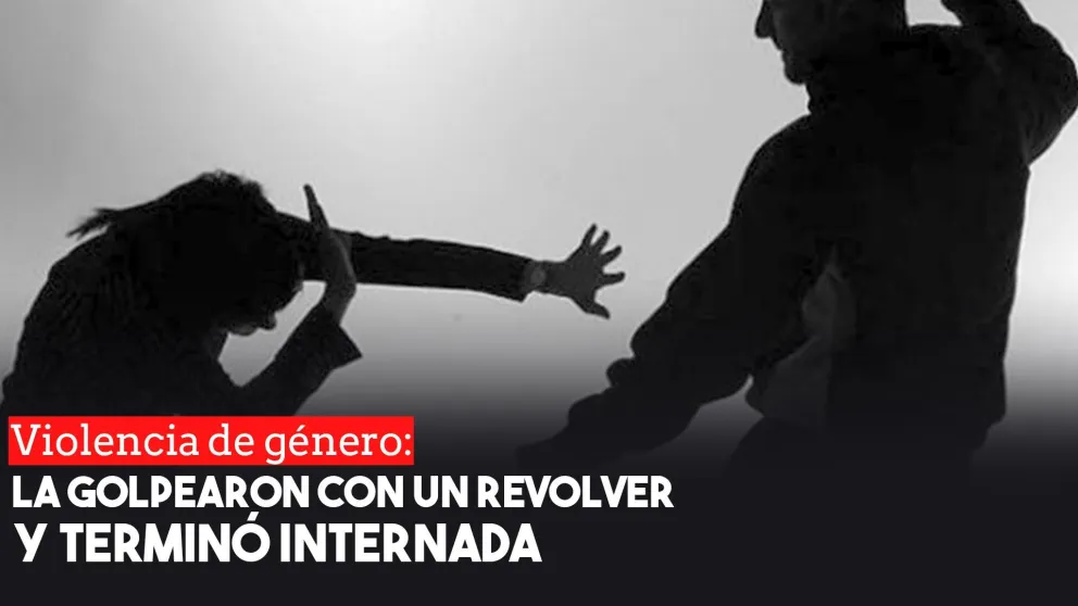 Su pareja le pegó con la culata del revólver en la cabeza y terminó internada en el hospital