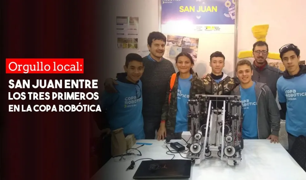 Los sanjuaninos compiten por el primer lugar en la copa Robótica 2019