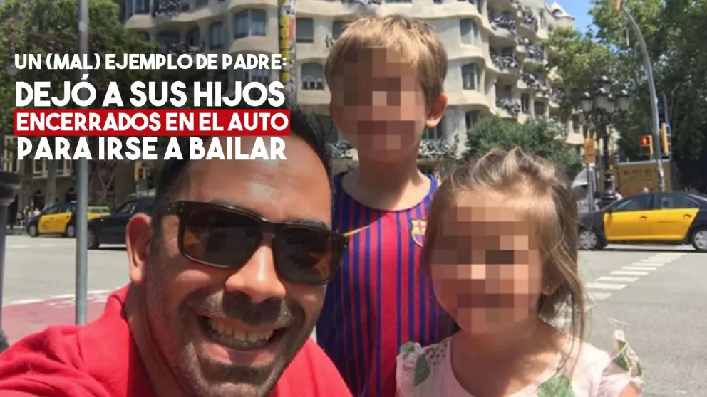 Dejó encerrados a sus hijos en la camioneta para ir a bailar