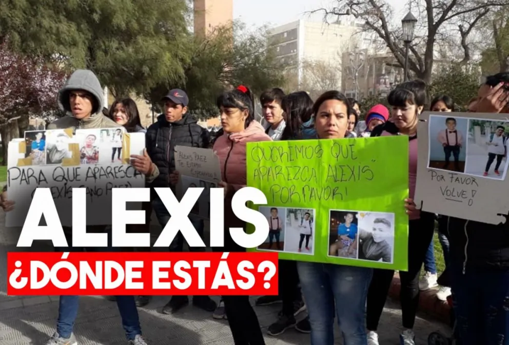 La familia de Alexis pide que lo busquen en Mendoza