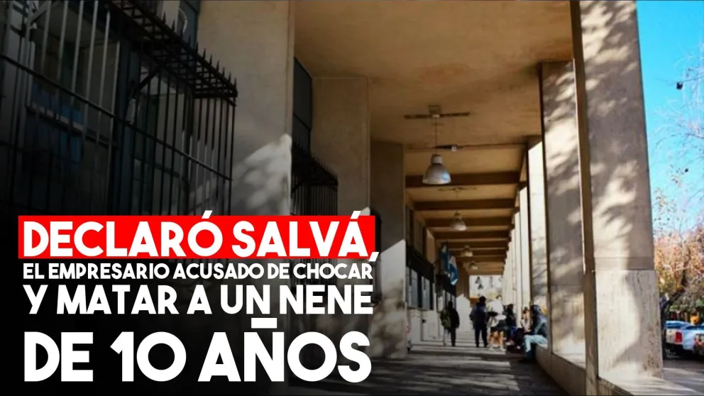 El empresario del transporte admitió haber atropellado a un nene