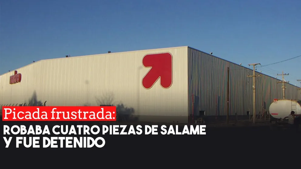 Lo atraparon robando cuatro piezas de salame de un supermercado