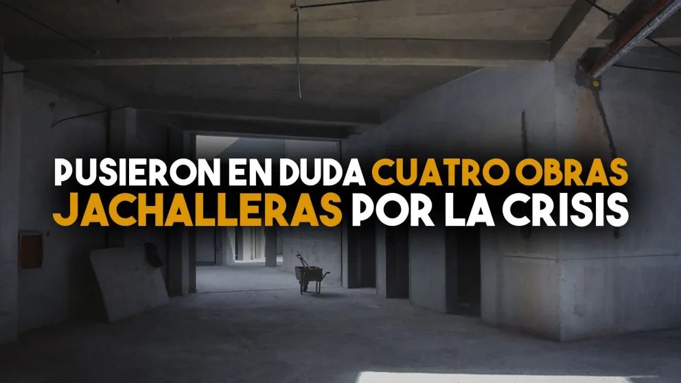 Por la crisis, Jáchal paralizó cuatro obras en el departamento