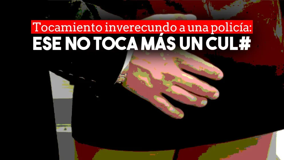 Le tocaron la cola, lo persiguió y le dio una verdadera paliza