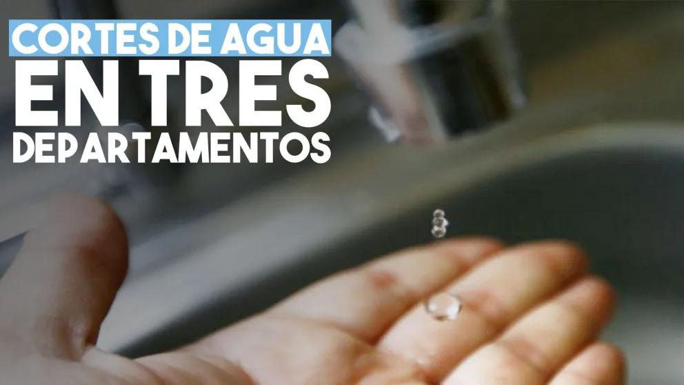 Rivadavia, Chimbas y Albardón sufrirán cortes de agua este miércoles
