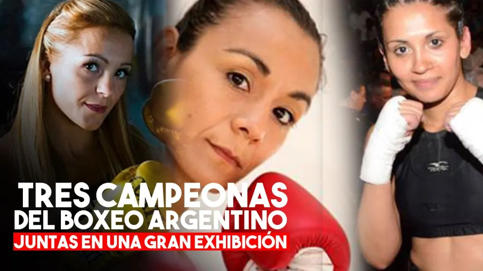 Se viene la exhibición "gladiadoras del ring" con tres campeonas mundiales