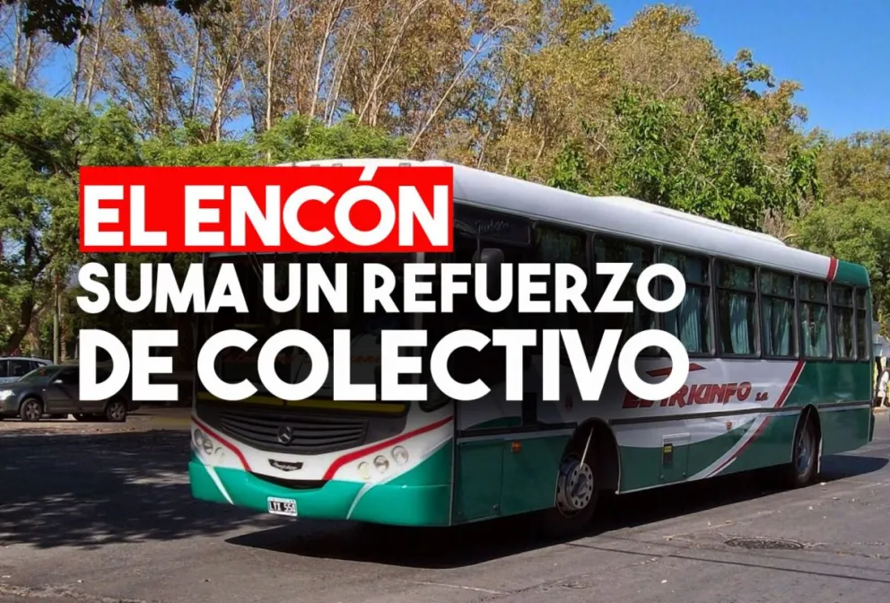 El Encón tendrá un refuerzo en el servicio de colectivo