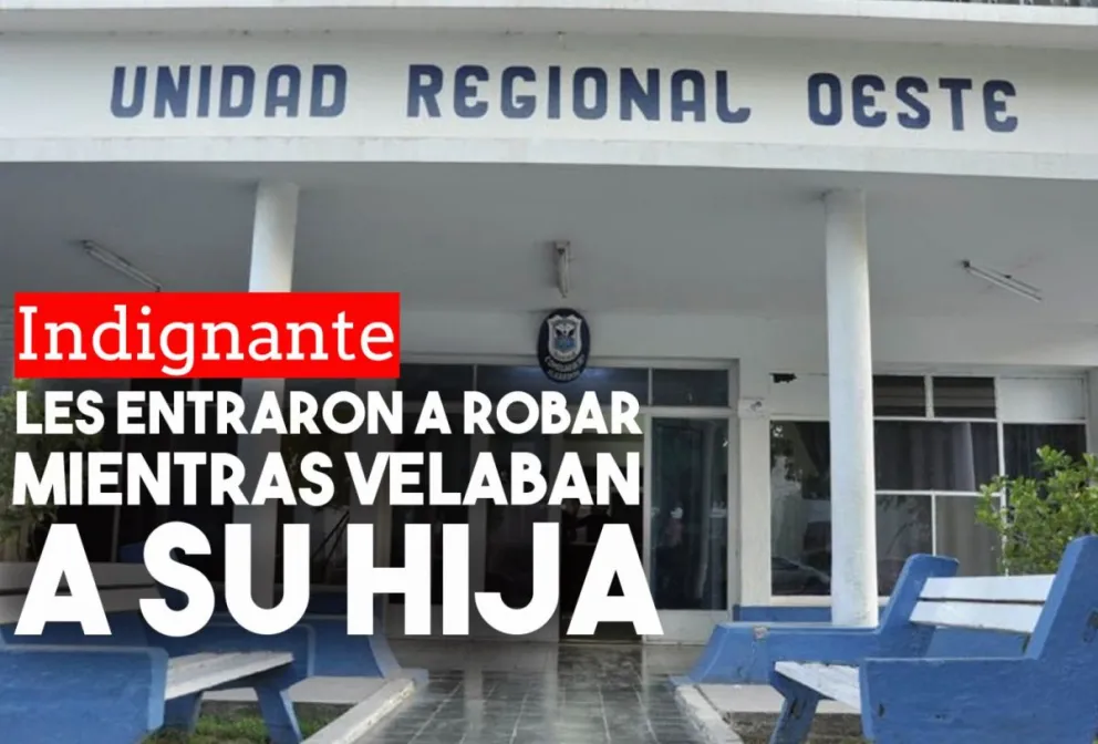 Mientras velaban a su hija, delincuentes ingresaron a su vivienda y les robaron