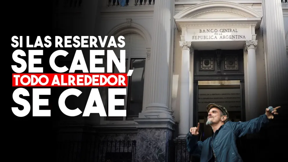 Caen las reservas del Banco Central