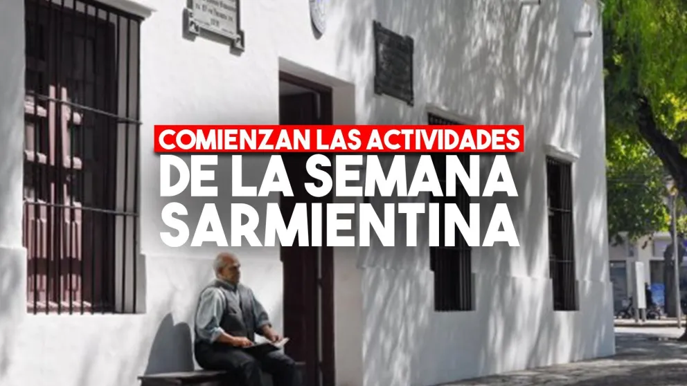 Comienzan las actividades de la Semana Sarmientina