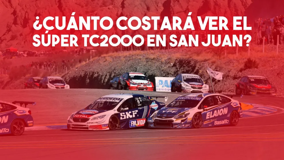 Súper TC 2000 en San Juan: 100 pesos las anticipadas