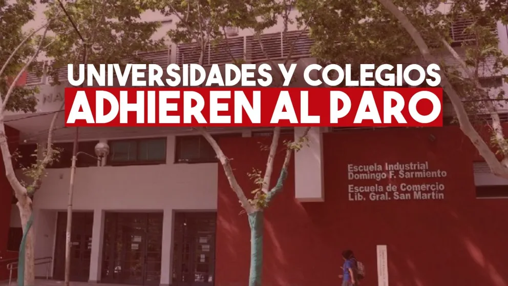 Facultades y colegios preuniversitarios también adhieren al paro