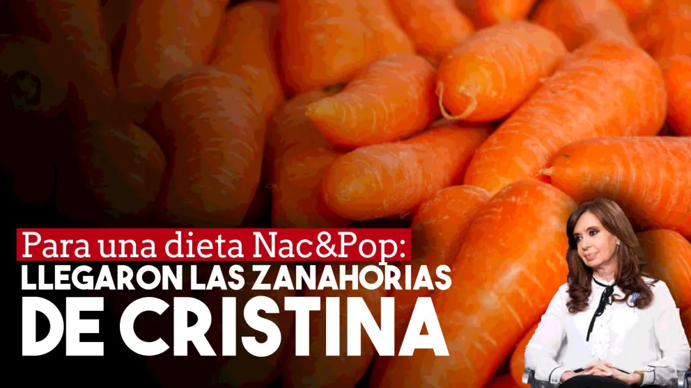 De los creadores del alfajor "Cuchuflito", llegan las zanahorias de Cristina