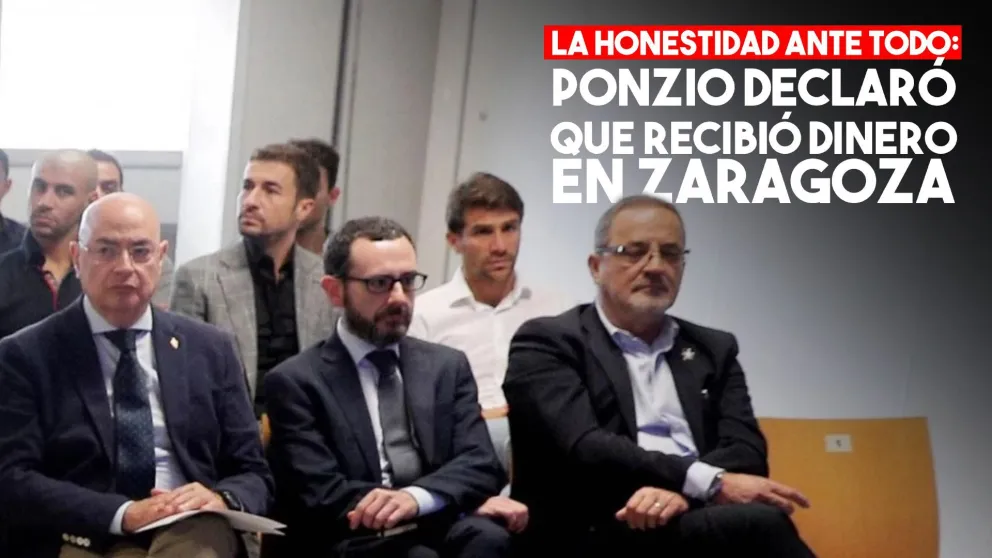 Ponzio declaró y reconoció haber recibido dinero en España