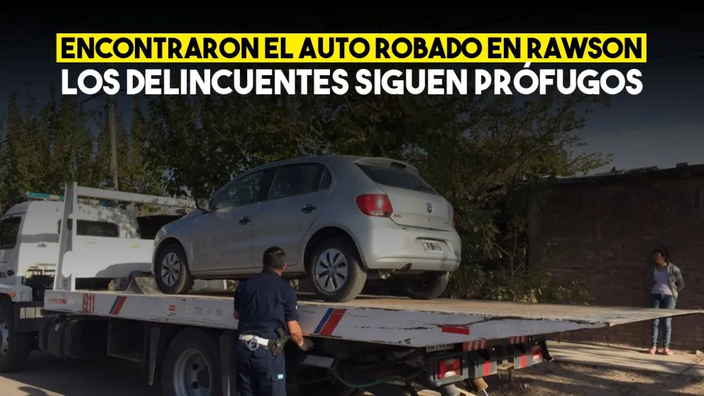 Le robaron el auto en Rawson y lo encontraron en Pocito