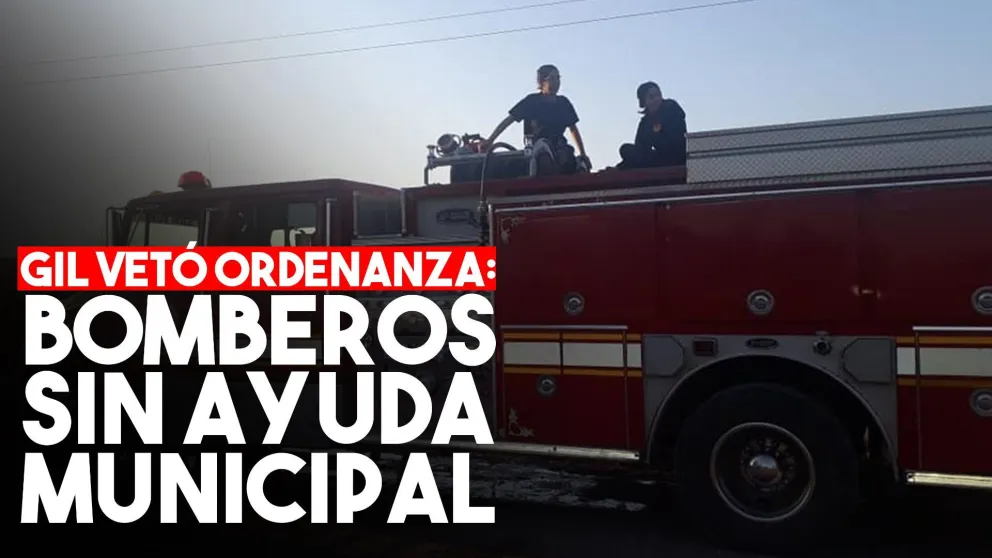 Julián Gil vetó una ordenanza que buscaba ayudar a los Bomberos Voluntarios de Caucete