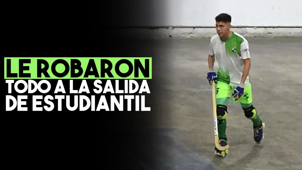 Le robaron el equipo de hockey a un jachallero a la salida de Estudiantil