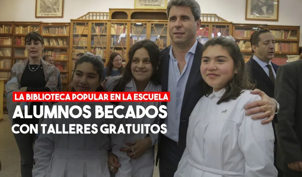 Abanderados de 263 escuelas podrán acceder a distintos talleres de la Biblioteca Franklin