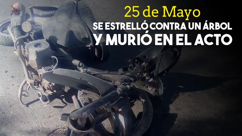 Viajaba a alta velocidad, perdió el control y se fue contra un árbol: murió en el acto