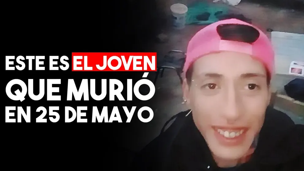 Tristeza  por la muerte de un joven en un siniestro vial en 25 de Mayo