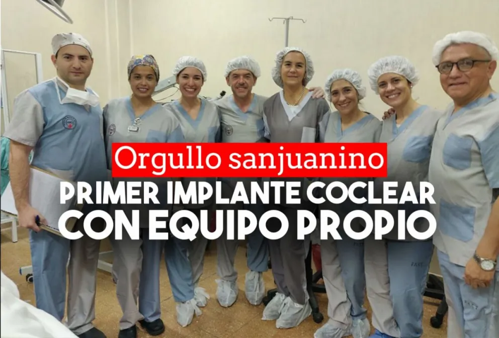 En el Marcial Quiroga realizaron el primer implante coclear con equipo propio