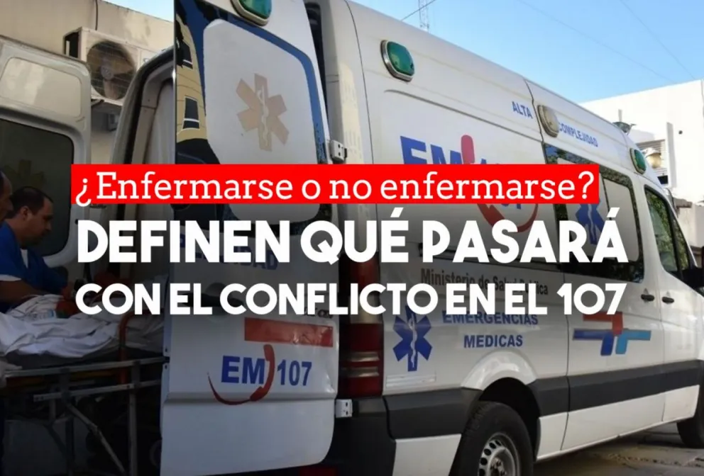 Este martes se define si se destraba el conflicto con los médicos del 107