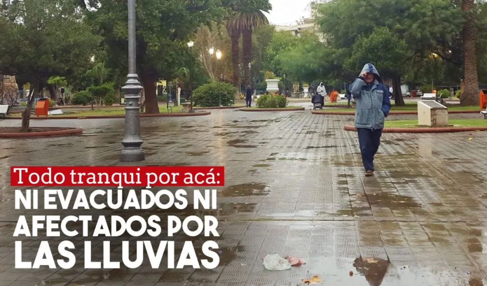 Según Protección Civil, no hubo personas afectadas por las lluvias