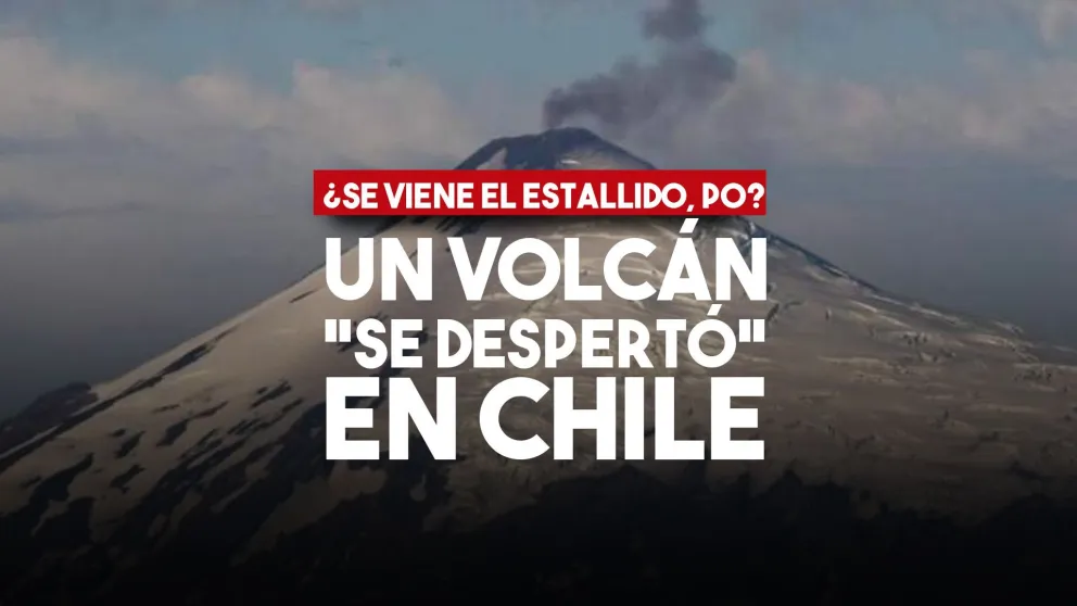 Alerta: un volcán entró en actividad en Chile